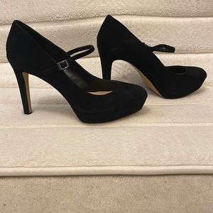 BNIB Vince Camuto Joshlynn black suede Mary Jane  ‘Sz 10
